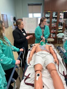 students get hands-on experience in the ER
