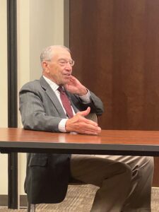 Senator Grassley reiterated his pride for Iowa’s long-standing reputation of providing high-quality, cost-effective health care.